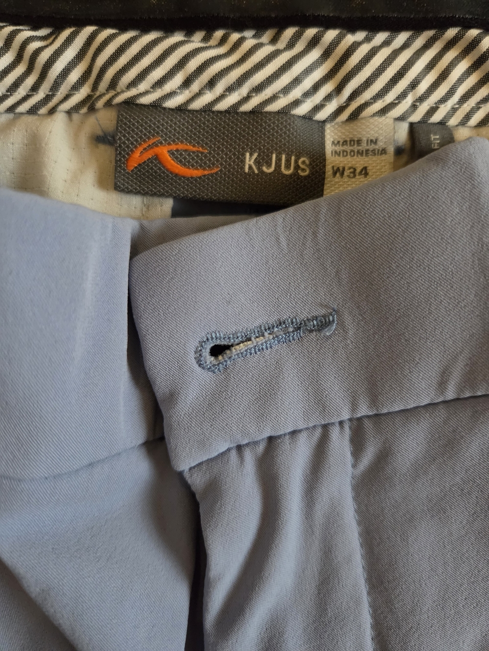 KJUS Light Blue Men's Golf Shorts - W34